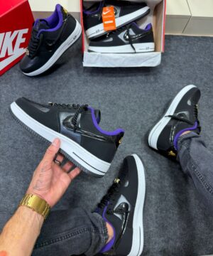 Air Force 1 Champs Preto e Roxo 5