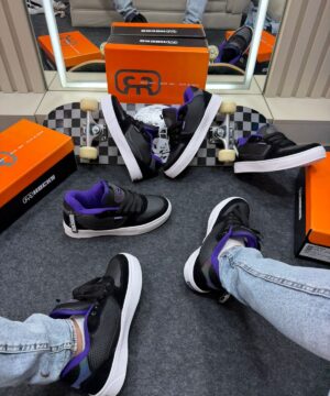 Hocks Skateboarding Preto E Roxo 3
