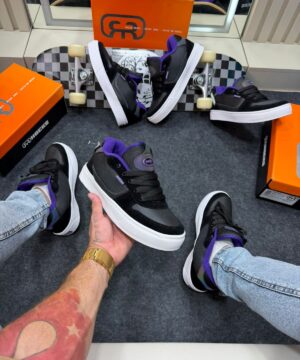 Hocks Skateboarding Preto E Roxo