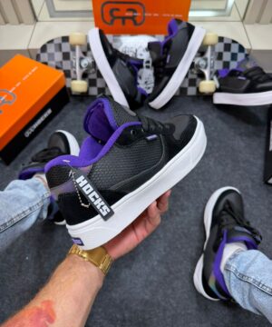 Hocks Skateboarding Preto E Roxo 4