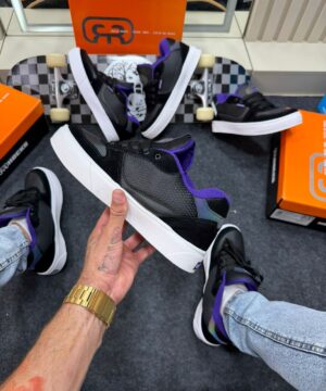 Hocks Skateboarding Preto E Roxo 7