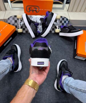 Hocks Skateboarding Preto E Roxo 8