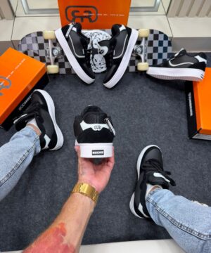 Hocks Skateboarding Preto e Branco 3