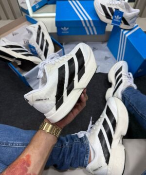Adidas Adizero Adios Pro 4 Branco e Preto 4