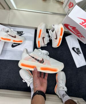 Tênis Nike Run Vomero Off White Laranja Premium