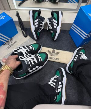 Adidas 2000 Premium Preto e Verde 3