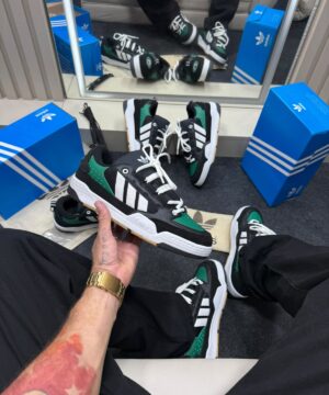 Adidas 2000 Premium Preto e Verde 5