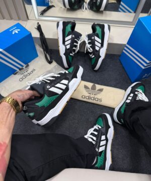 Adidas 2000 Premium Preto e Verde 6