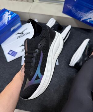 Mizuno Wave Vista Premium Preto e Branco 4