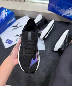 Mizuno Wave Vista Premium Preto e Branco 7