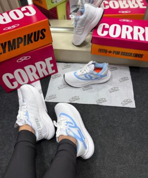 Olympikus Corre 2 Premium Branco e Azul Bebe 4
