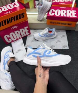 Olympikus Corre 2 Premium Branco e Azul Bebe 5