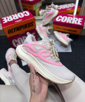 Olympikus Corre 2 Premium Off White e Rosa