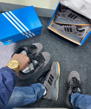 Adidas Forum Low Premium Grafite Preto 4