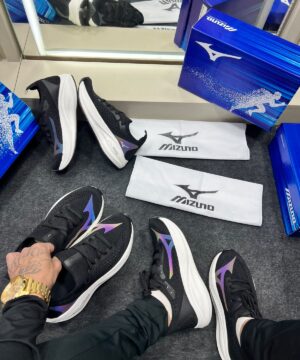 Mizuno Wave Vista Premium Preto e Branco 4