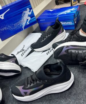 Mizuno Wave Vista Premium Preto e Branco 5