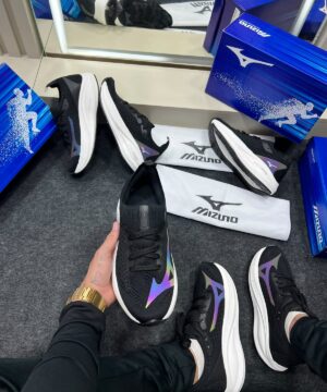 Mizuno Wave Vista Premium Preto e Branco 6