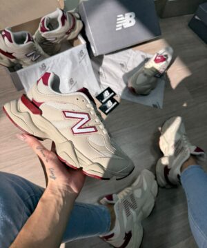 New Balance 9060 Bege Bordo 5
