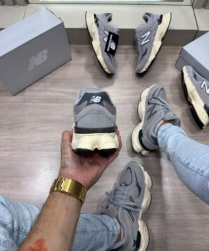 New Balance 9060 Cinza Sintetico 3