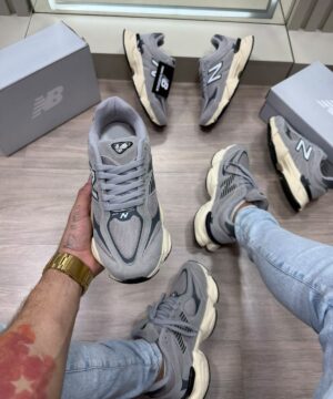 New Balance 9060 Cinza Sintetico 4