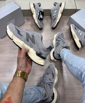 New Balance 9060 Cinza Sintetico 5