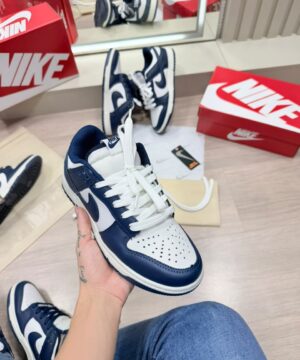 Nike SB Dunk Low Marinho e Branco Qualidade Premium 3