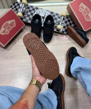 Vans Hylane Premium Preto Marrom 4