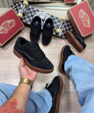 Vans Hylane Premium Preto Marrom 5