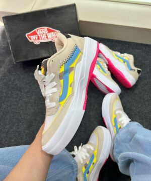 Vans Ultra Cush Bege e Colorido Feminino 3