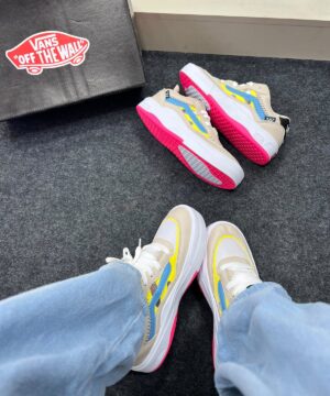 Vans Ultra Cush Bege e Colorido Feminino 5