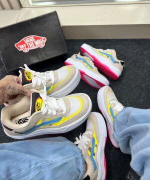 Vans Ultra Cush Bege e Colorido Feminino 6
