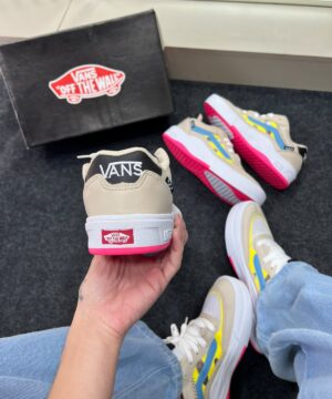 Vans Ultra Cush Bege e Colorido Feminino 7