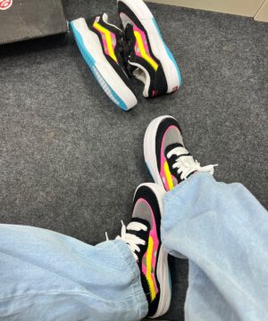 Vans Ultra Cush Preto Rosa Feminino 6