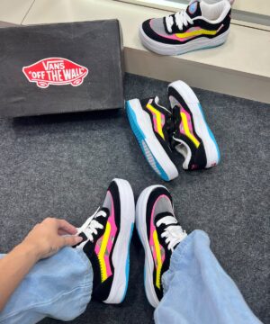 Vans Ultra Cush Preto Rosa Feminino 7